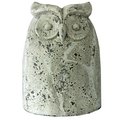 Vecindario 8.9 x 8.1 x 12.1 in. Old World Collection Owl, Antique White - Large VE1690157